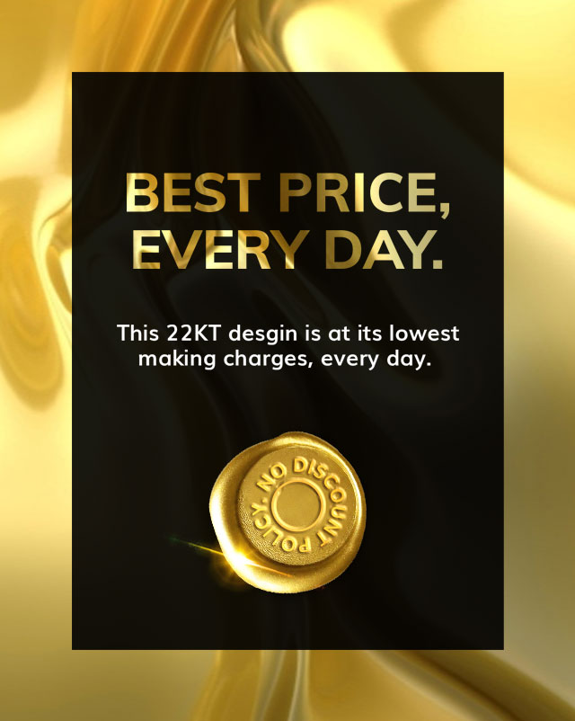 Groovy 22KT Gold Bangle Set of 2