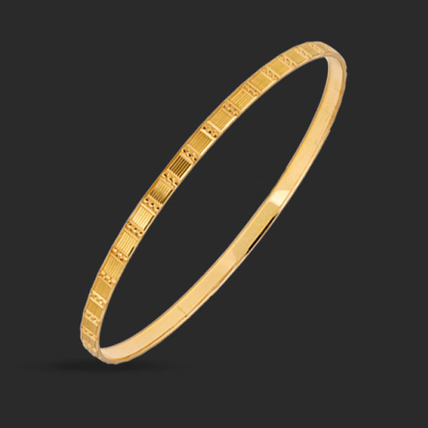Groovy 22KT Gold Bangle Set of 2