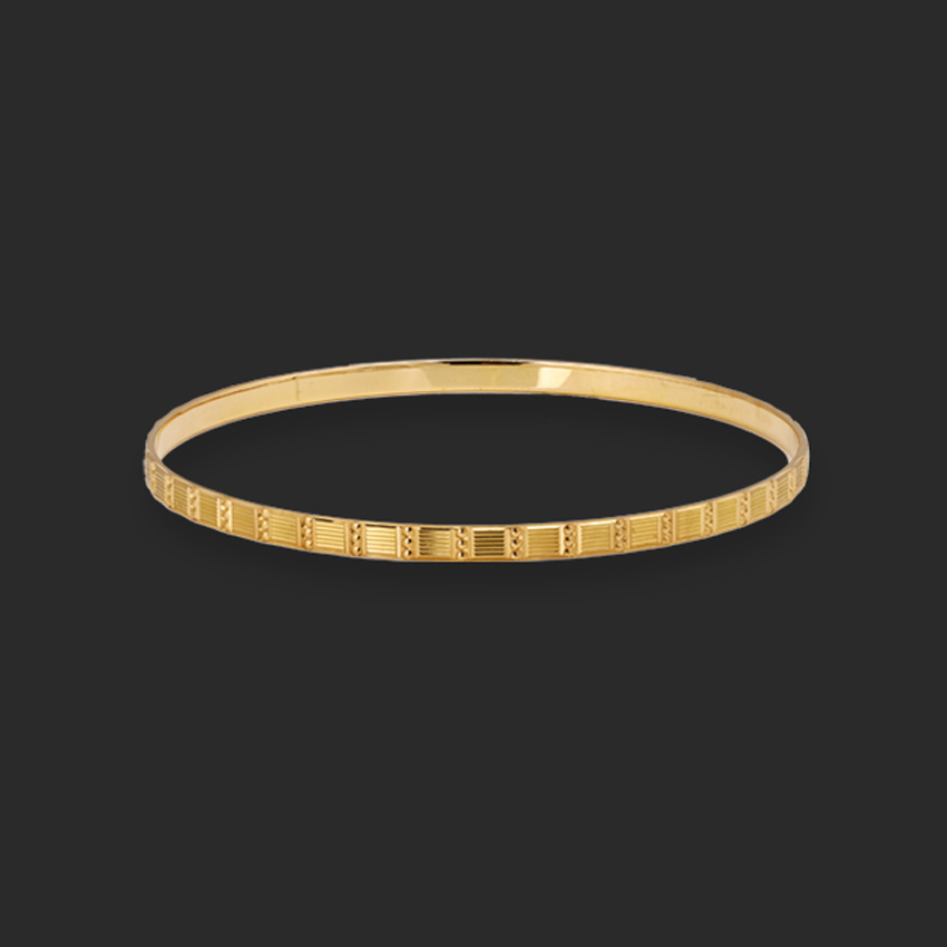 Groovy 22KT Gold Bangle Set of 2