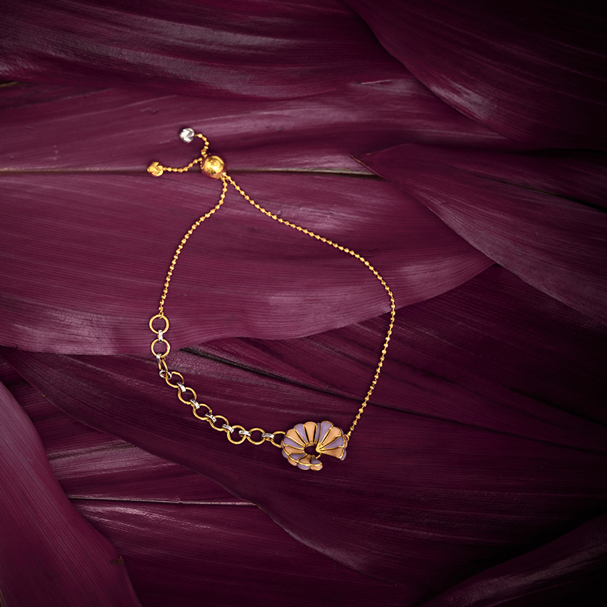 Shining Oak Gold Adjustable Bracelet