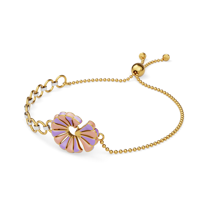 Shining Oak Gold Adjustable Bracelet