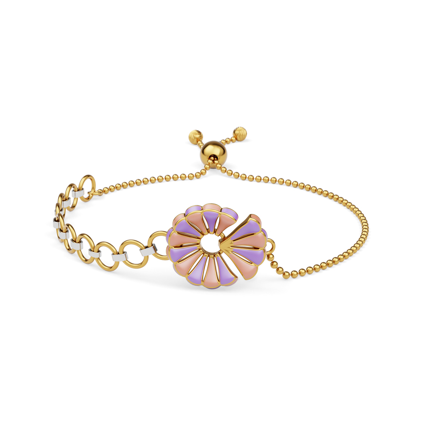 Shining Oak Gold Adjustable Bracelet