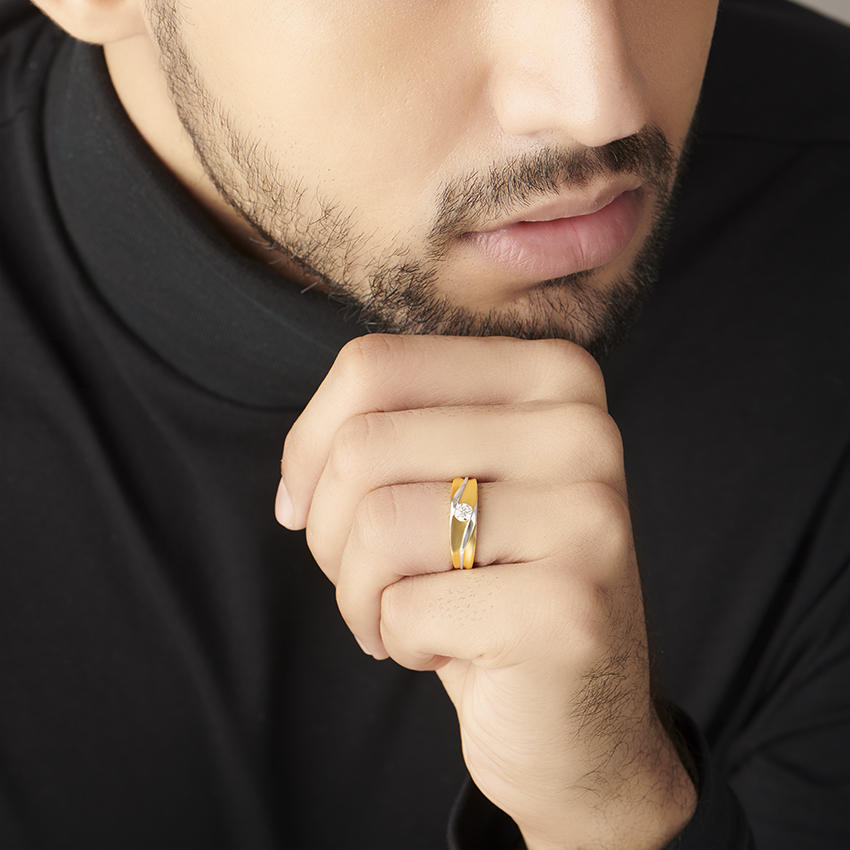 Lauren Solitaire Ring for Men