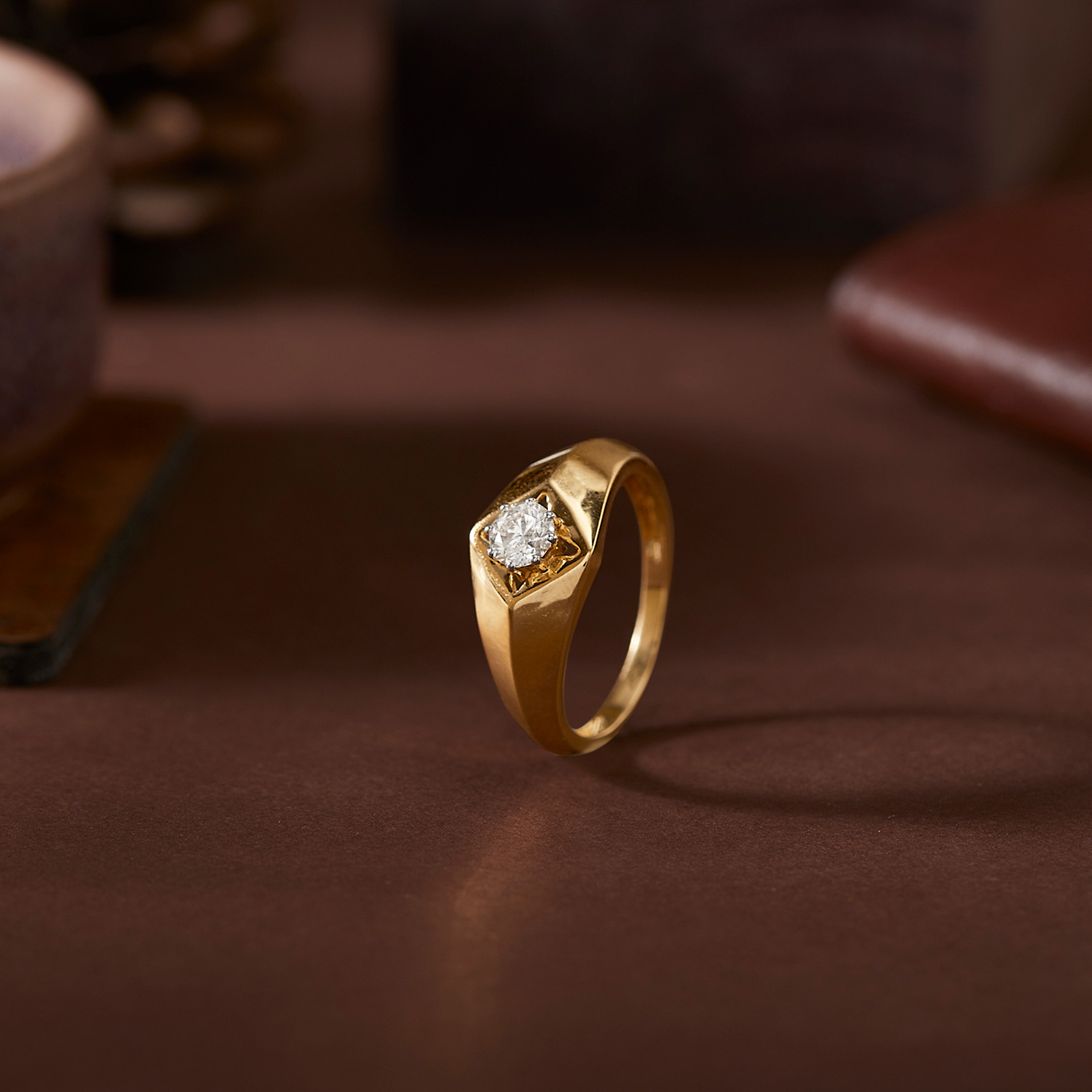 Mark Solitaire Ring for Men