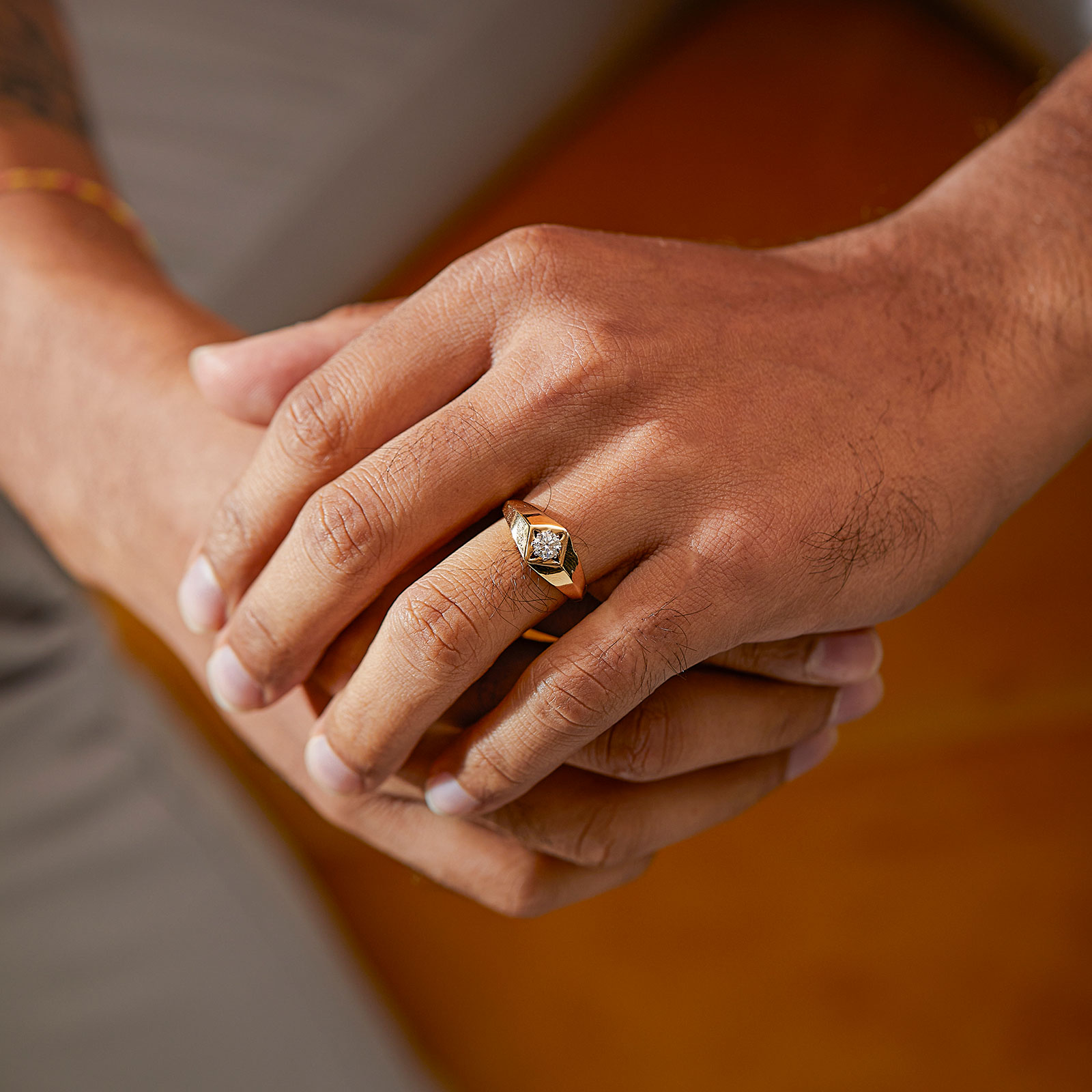 Mark Solitaire Ring for Men