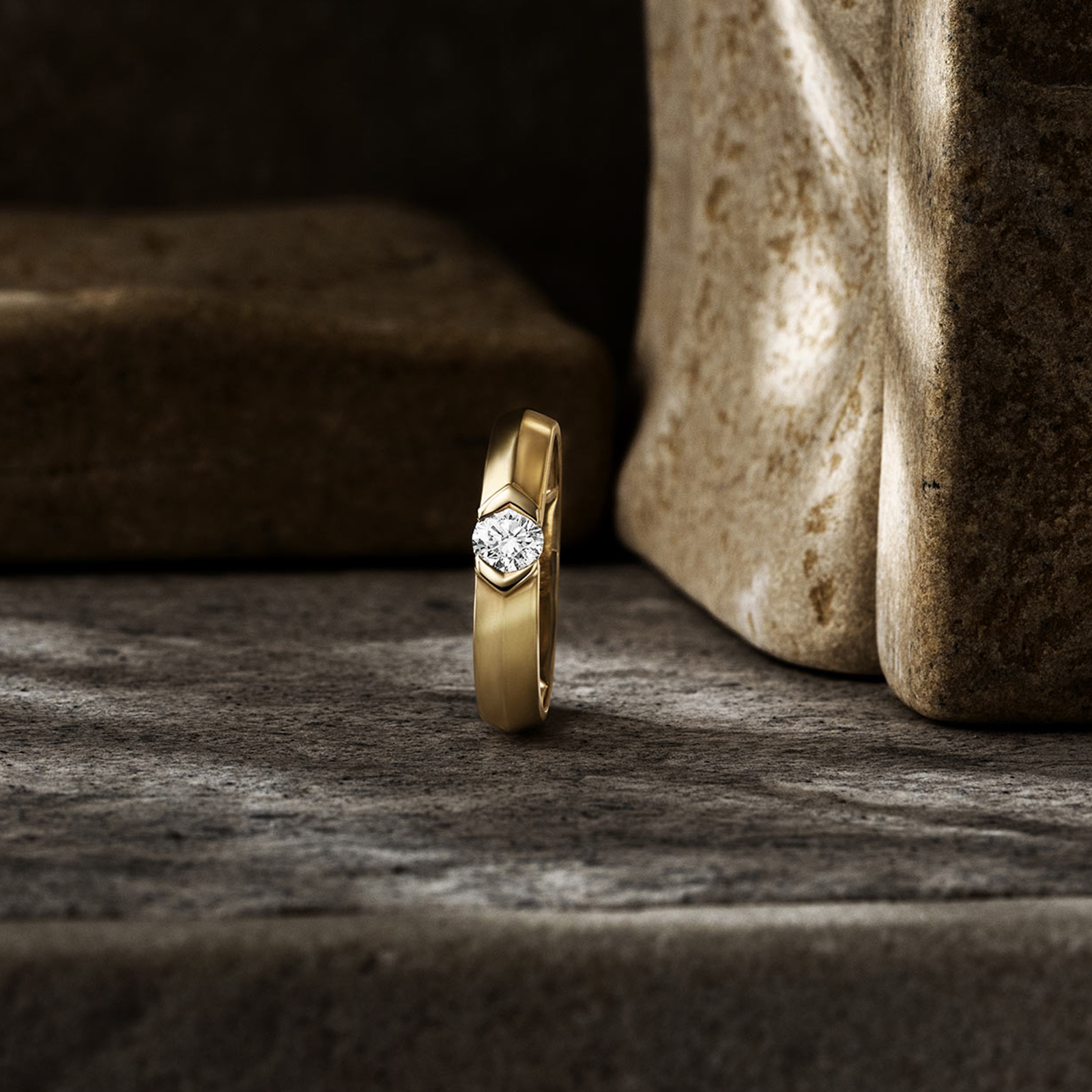 Mason Solitaire Ring for Men