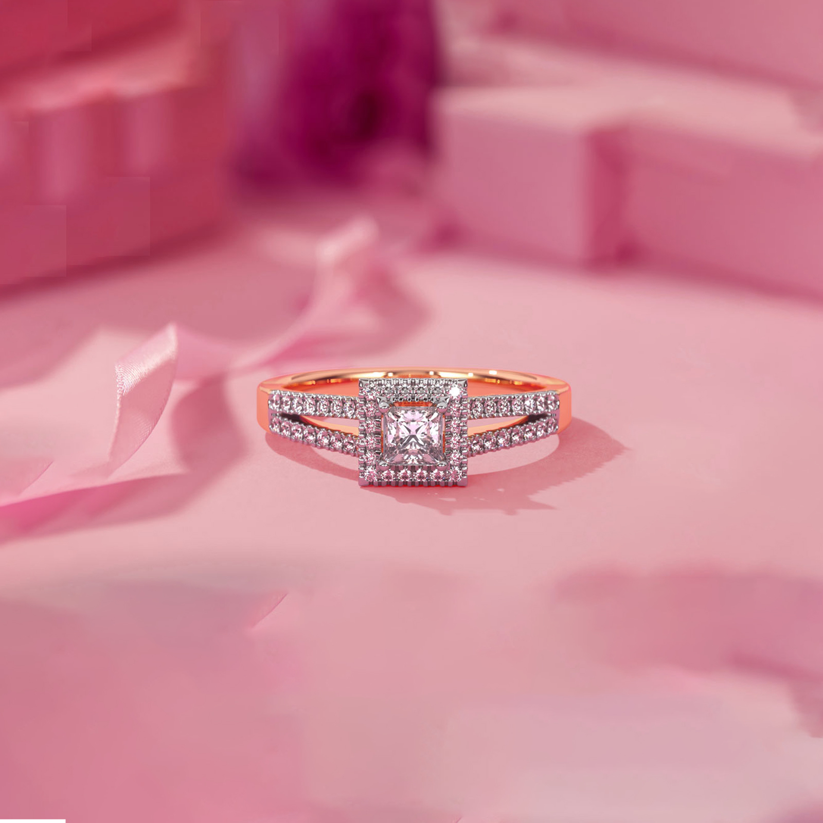 Preen Diamond Solitaire Ring