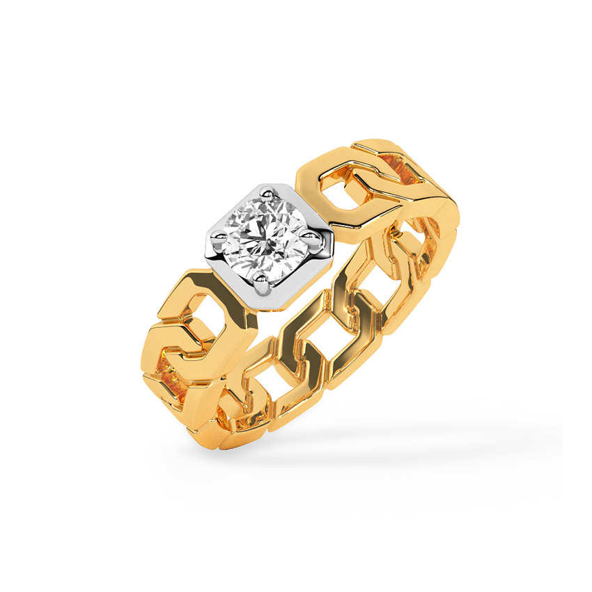 Jaxon Solitaire Ring For Men