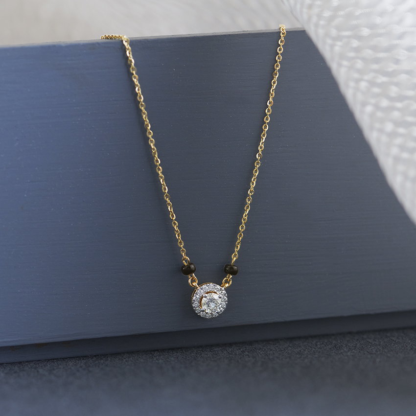 Aster Solitaire Mangalsutra