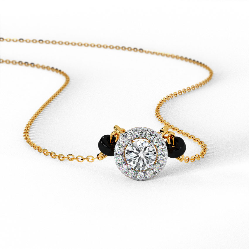 Aster Solitaire Mangalsutra