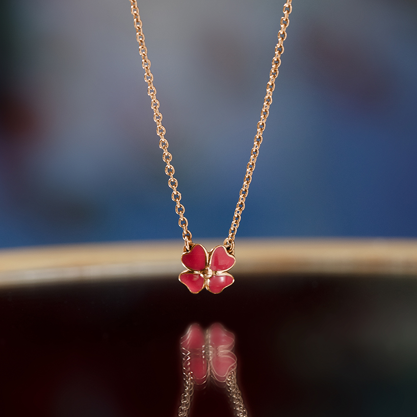 Cress Floret Kids' Gold Necklace